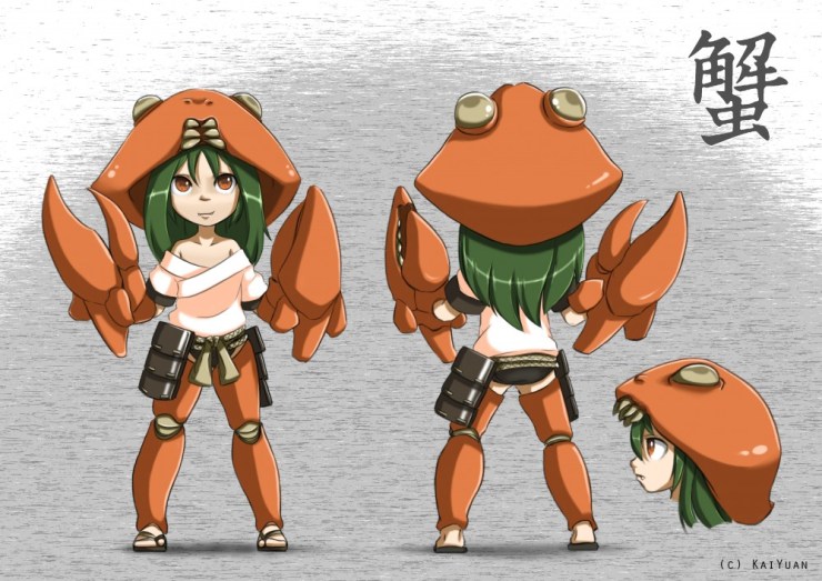 84 Kani Musume Design